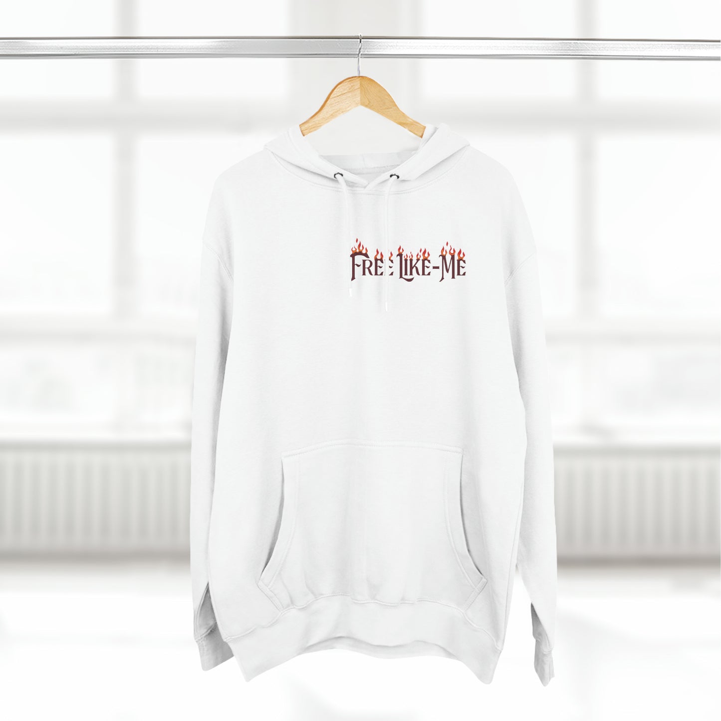 Three-Panel Fleece Hoodie