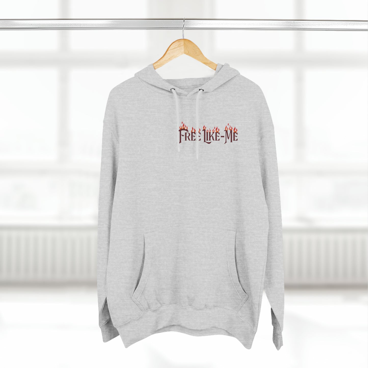 Three-Panel Fleece Hoodie