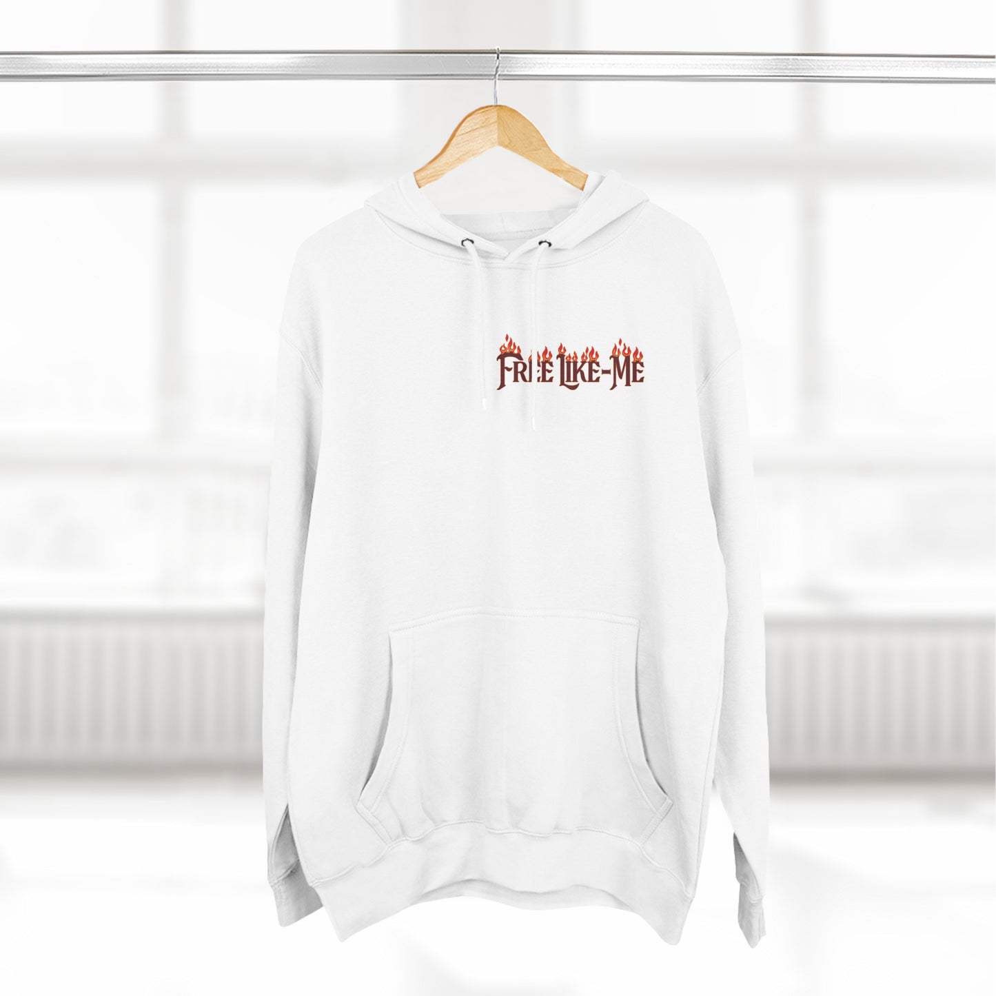 Three-Panel Fleece Hoodie