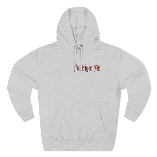 Three-Panel Fleece Hoodie